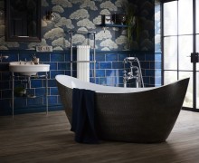 Alderley Leather Effect Freestanding Acrylic Bath